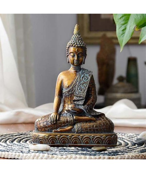 Statue Bouddha Assis en Maravijaya offre 