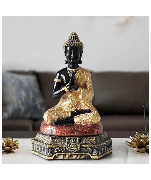 Statue Bouddha Amitabha Noir et Or prix pour 