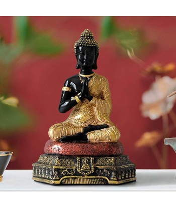 Statue Bouddha Amitabha Noir et Or prix pour 