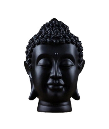 Tête de Bouddha Noire Grande Taille À commander