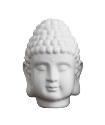 Tête de Bouddha Déco Intérieure Blanche 50-70% off 