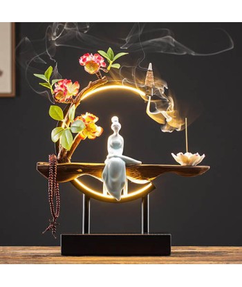 Lampe de Bureau Bouddha avec Encens Véritable concentré