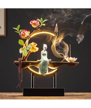 Lampe de Bureau Bouddha avec Encens Véritable concentré