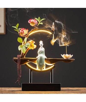 Lampe de Bureau Bouddha avec Encens Véritable concentré