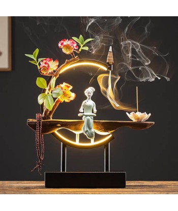 Lampe de Bureau Bouddha avec Encens Véritable concentré