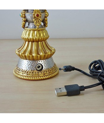 Lampe Tibétaine Bouddha avec Bougeoir Comment ça marche