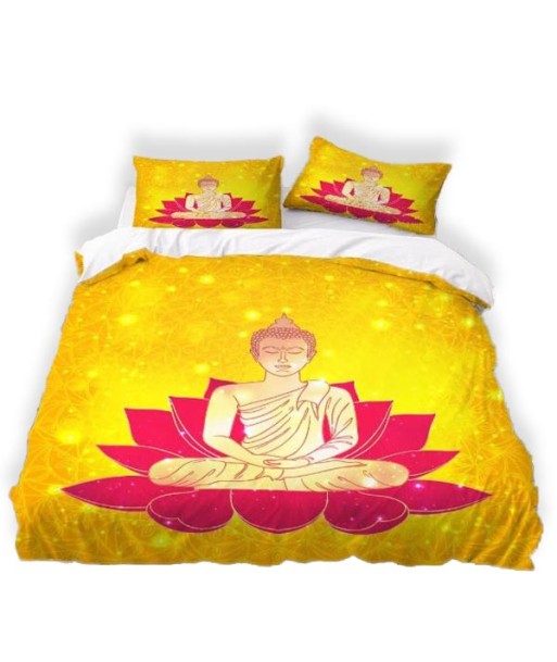 Parure de Drap Bouddha et Lotus en linge