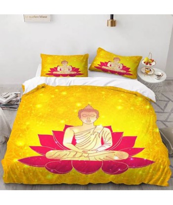 Parure de Drap Bouddha et Lotus en linge