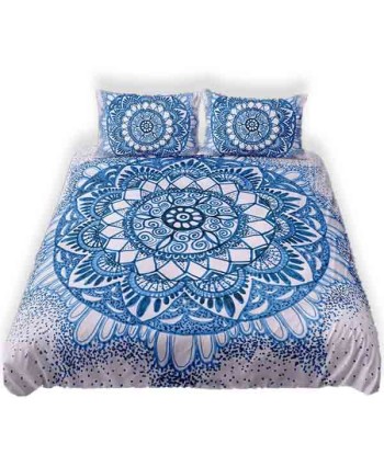 Housse de Couette Mandala Bleu Bouddha pas cher chine