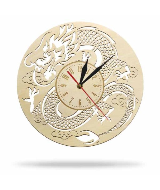 Horloge Bouddha avec Dragon Chinois Vous souhaitez 