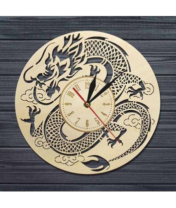 Horloge Bouddha avec Dragon Chinois Vous souhaitez 