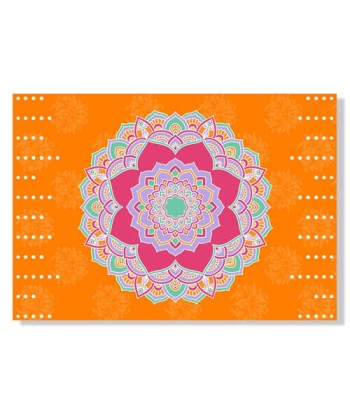 Tapis Mandala Motif Multicolore votre