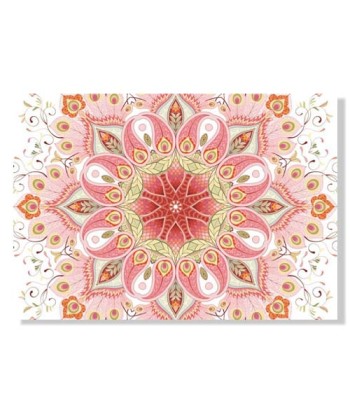 Tapis Mandala Rose livraison et retour toujours gratuits