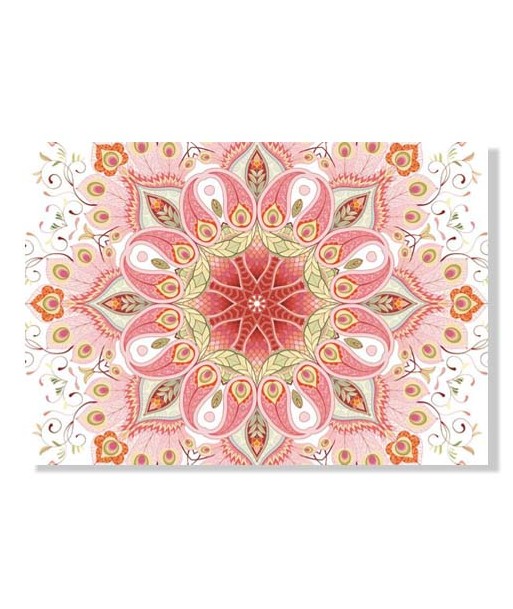 Tapis Mandala Rose livraison et retour toujours gratuits