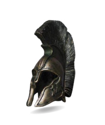 Casque Spartiate Leonidas effet bronze 15 cm Paris Déstockage Promo