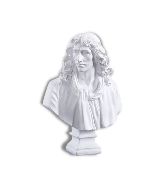 Statue Homme  Buste de Molière pour bénéficier 