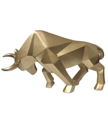 Statue Bison  Origami brillant des détails fins