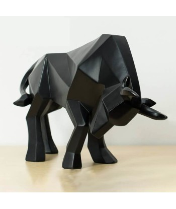 Statue Bison  Origami brillant des détails fins