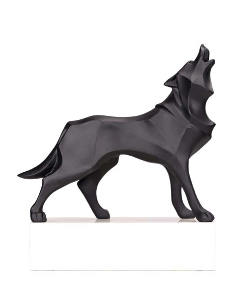 Statue Loup  Origami pas cher 