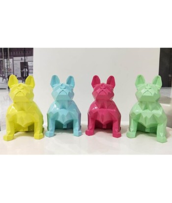 Statue Bouledogue  Origami 20 cm en ligne