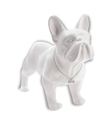 Statue Chien  Bouledogue Français 20 / 29 cm la colonne vertébrale