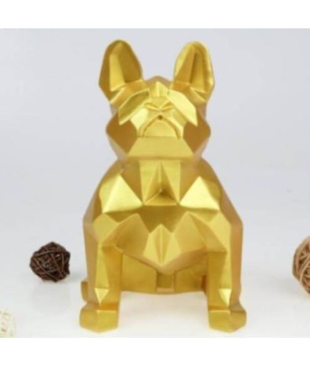 Statue Bouledogue  Origami 20 cm en ligne