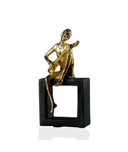 Statue Femme  Musicienne Design 20 cm destockage