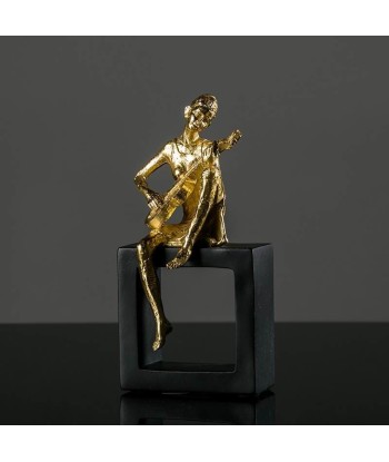 Statue Femme  Musicienne Design 20 cm destockage