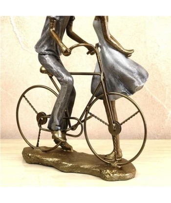 Statue Couple Romantique  à Vélo paiement sécurisé