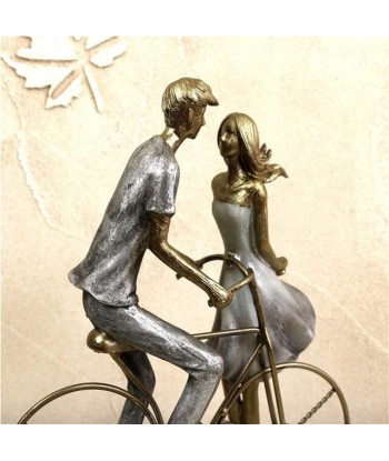 Statue Couple Romantique  à Vélo paiement sécurisé