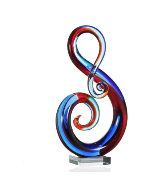 Sculpture Moderne  Verre Multicolore Design sélection de produits