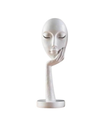 Sculpture Contemporaine  Visage Femme Pensive 2023