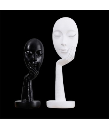 Sculpture Contemporaine  Visage Femme Pensive 2023