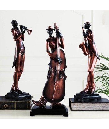 Statue Homme  Groupe de Jazz pas cheres