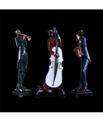 Statue Homme  Groupe de Jazz pas cheres