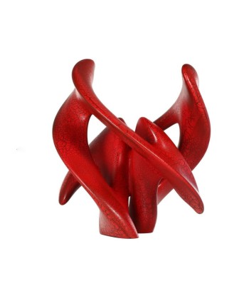 Sculpture Abstraite  Union Rouge 40 cm les muscles