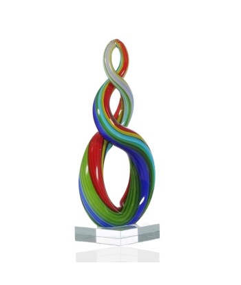 Sculpture Contemporaine  Multicolore de Verre pas cher chine