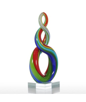 Sculpture Contemporaine  Multicolore de Verre pas cher chine