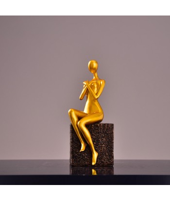 Statue Femme  Contemporaine Assise 50-70% off 