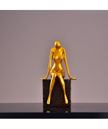 Statue Femme  Contemporaine Assise 50-70% off 