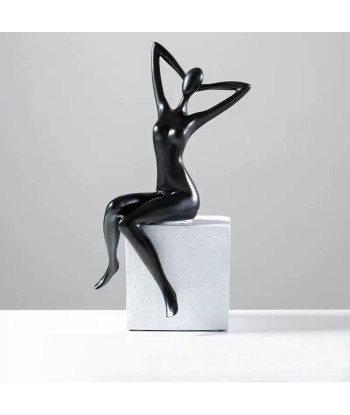 Statue Femme  Contemporaine Assise 50-70% off 