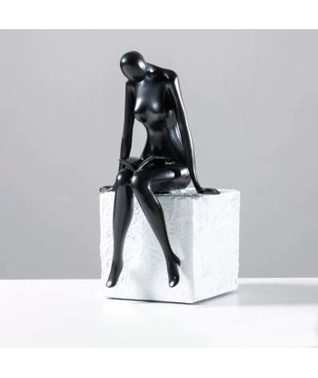 Statue Femme  Contemporaine Assise 50-70% off 