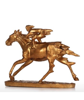 Statue Cheval en Bronze  Moderne 21 cm en linge