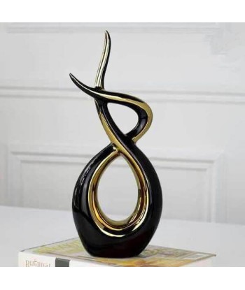 Sculpture Abstraite  Enlacement d'Or pour bénéficier 