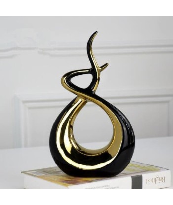 Sculpture Abstraite  Enlacement d'Or pour bénéficier 