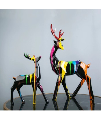 Statue Cerf  Daim Origami le concept de la Pate a emporter 