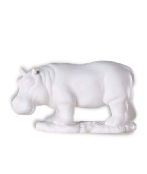 Statue Hippopotame  Blanc l'achat 