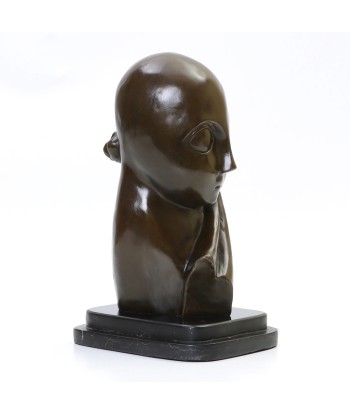 Statue Bronze Reproduction Brancusi Mlle Pogany I 27 cm la livraison gratuite