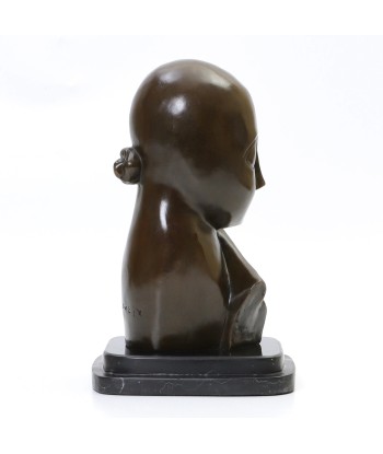 Statue Bronze Reproduction Brancusi Mlle Pogany I 27 cm la livraison gratuite