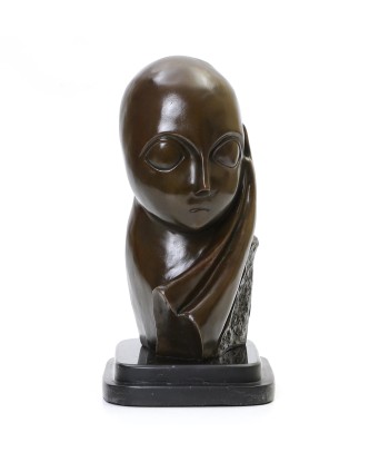 Statue Bronze Reproduction Brancusi Mlle Pogany I 27 cm la livraison gratuite